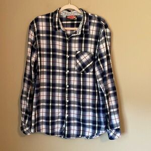 Lot of 2 Men’s Mambo Long Sleeve Plaid Shirts Large